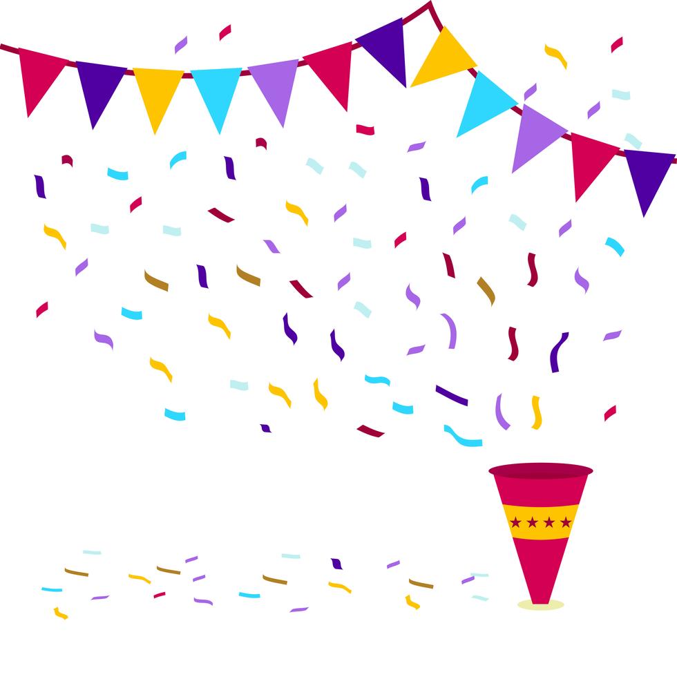 Colorful Confetti Vector Illustration 175156 Vector Art at Vecteezy