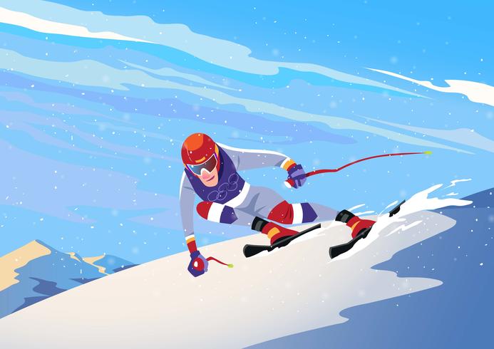 Juegos Olímpicos de Invierno Deporte vector