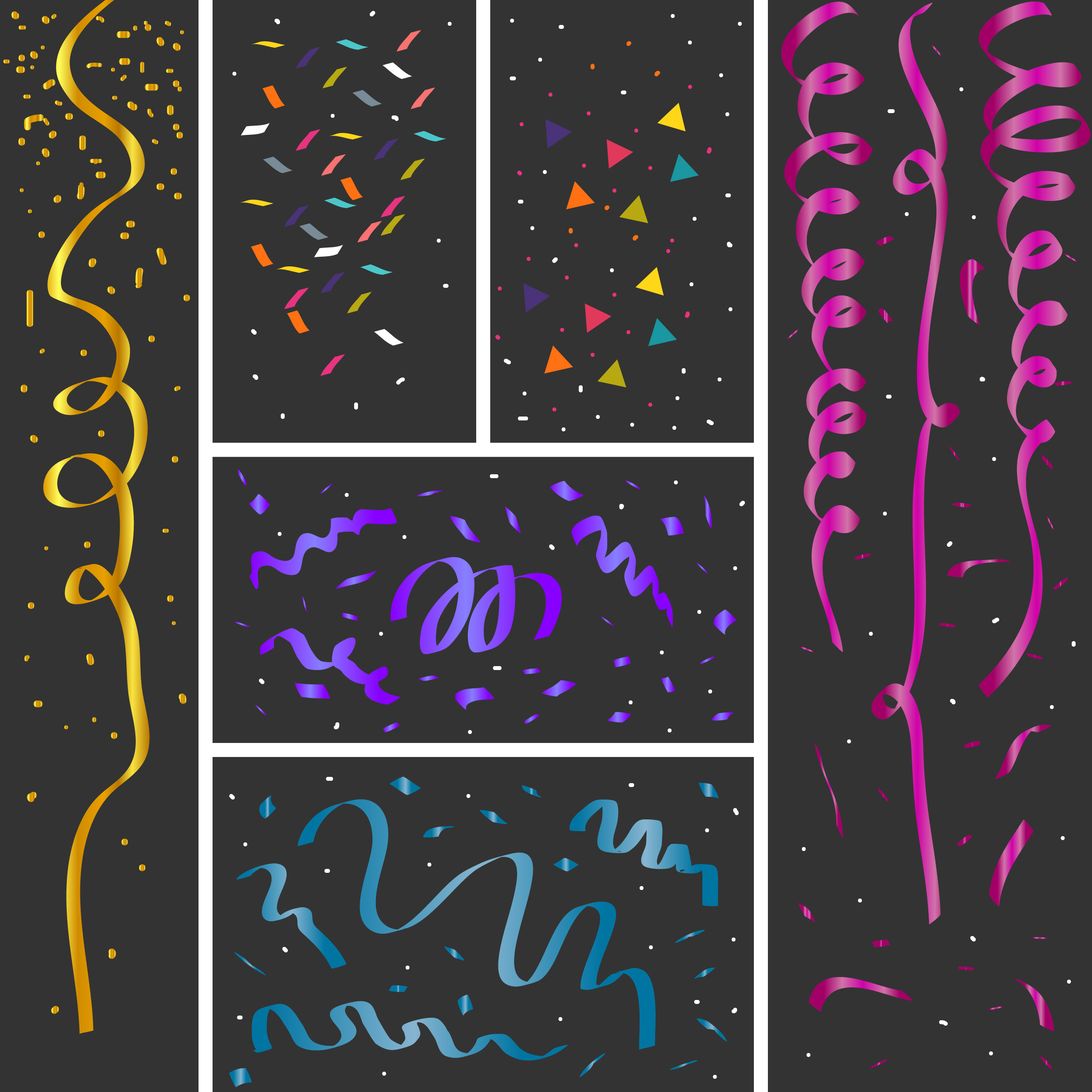 Confetti Vector 175186 Vector Art at Vecteezy