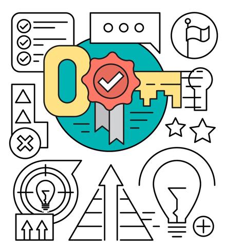 Free Business Success Icons vector