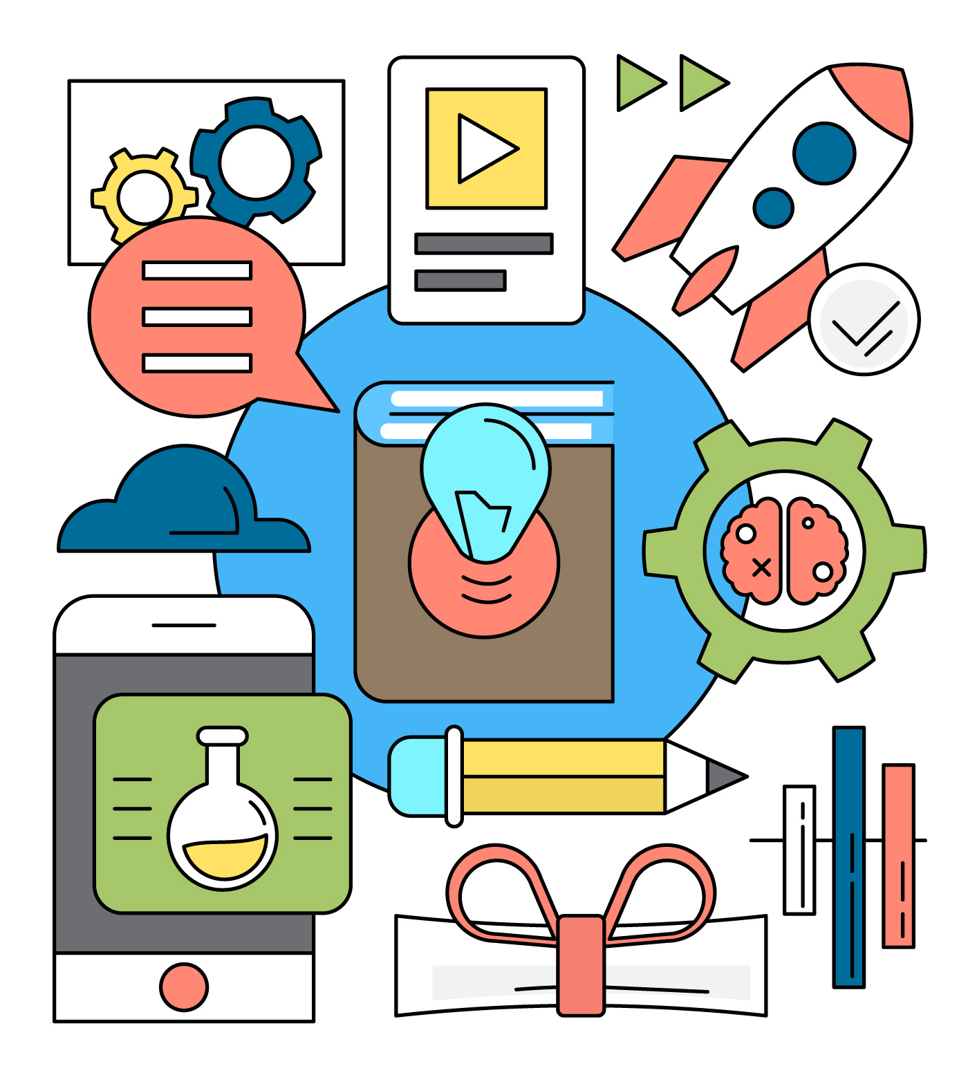 Free Startup Vector Illustration 175200 Vector Art at Vecteezy