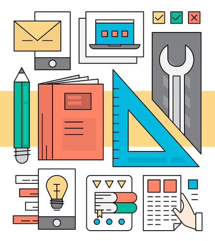 Free Office Icons vector