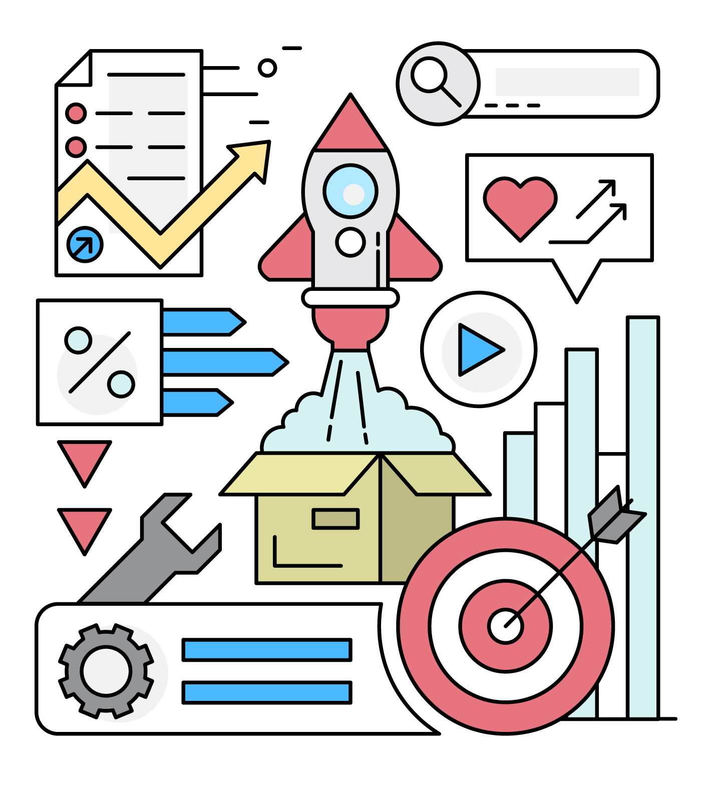 Free Startup Vector Illustration 175217 Vector Art at Vecteezy