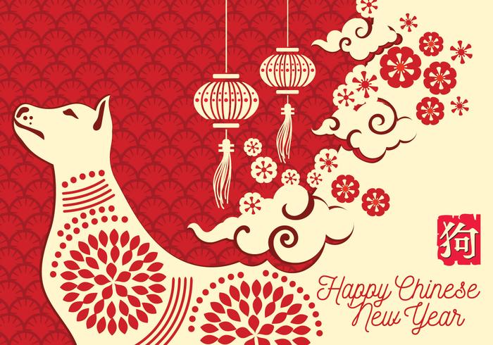 2018 Chinese New Year - Download Free Vector Art, Stock 