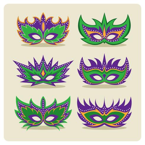 Mardi Gras Mask Vector