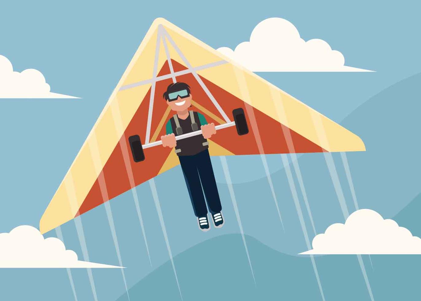 Glider Illustration 175358 Vector Art at Vecteezy