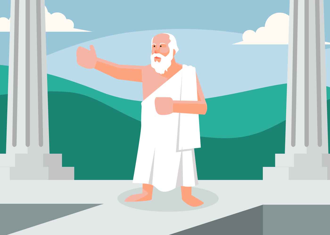 Socrates Cartoon - Socrates Flash Shutterstock Illustration ...