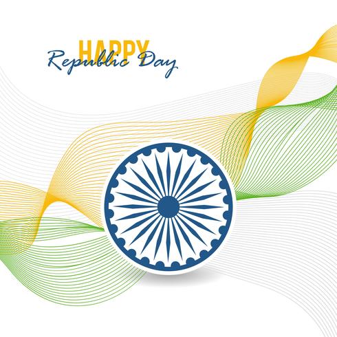 Happy Republic Day Background vector