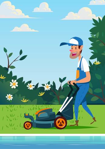 Lawn Mower vector