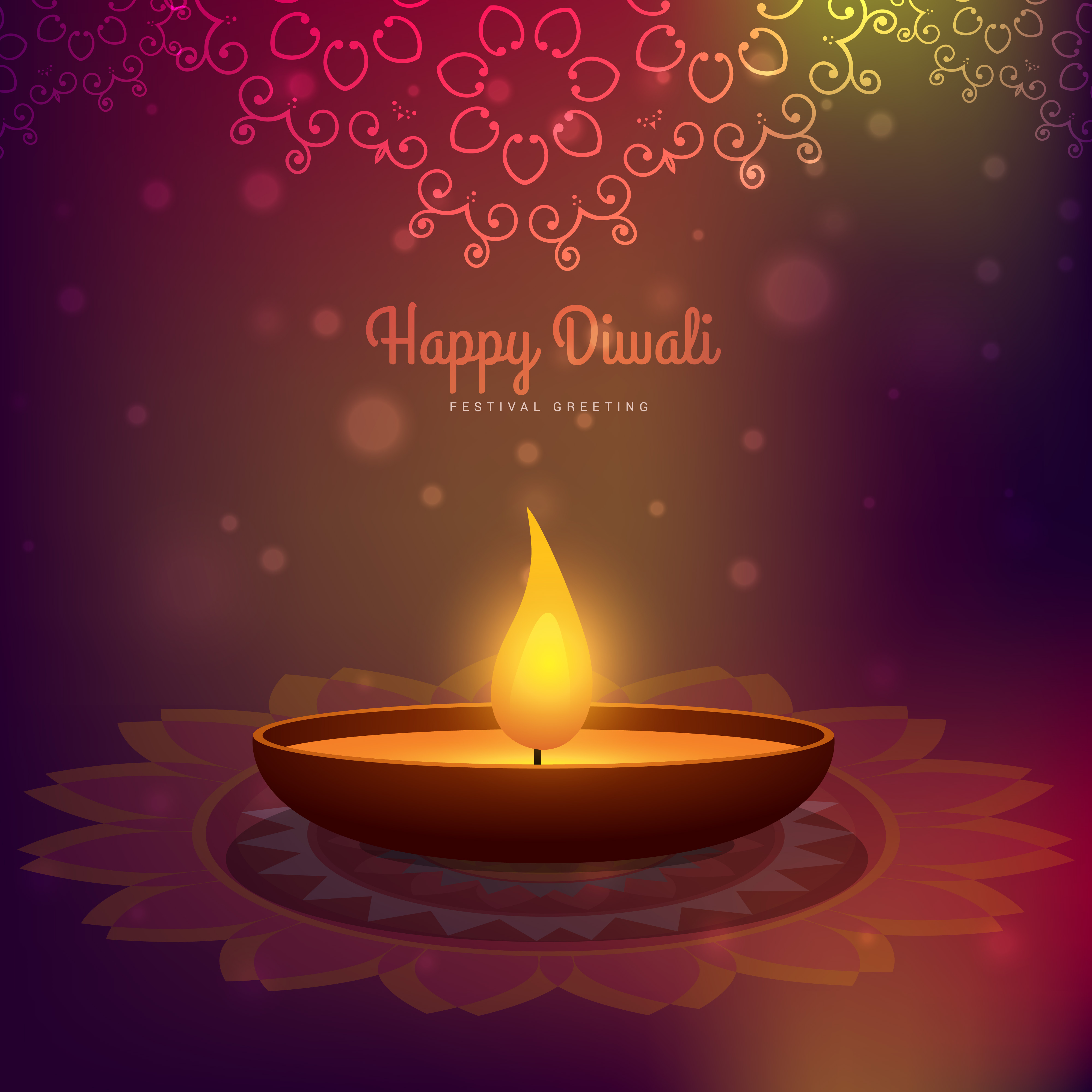 Unique 55 Diwali Card Background Design