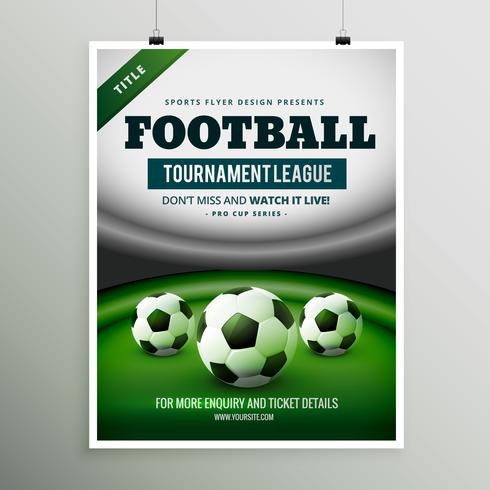 football tournament league game flyer design - Download Free Vector Art, Stock Graphics & Images