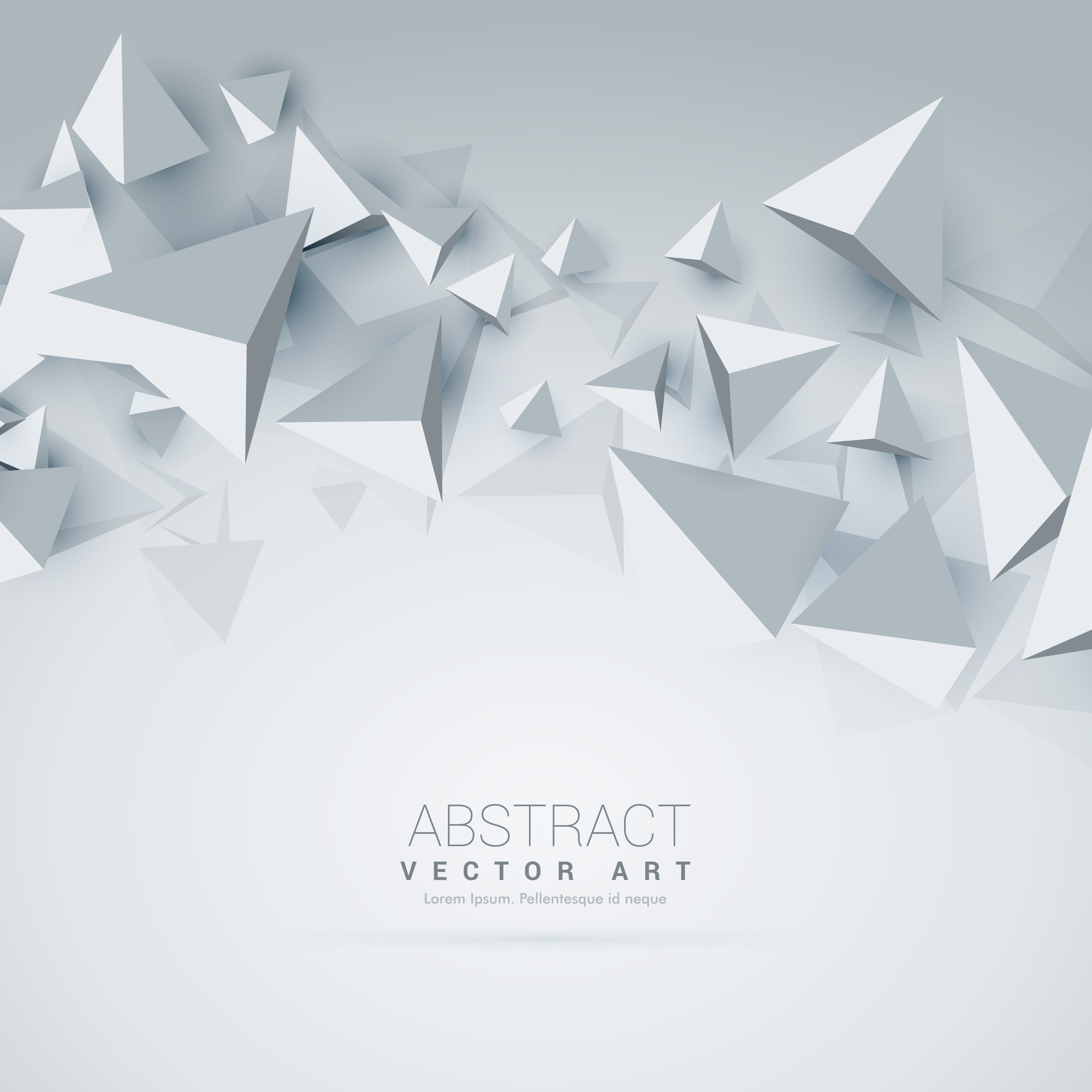 abstract 3d triangle shapes background Download Free Vector Art