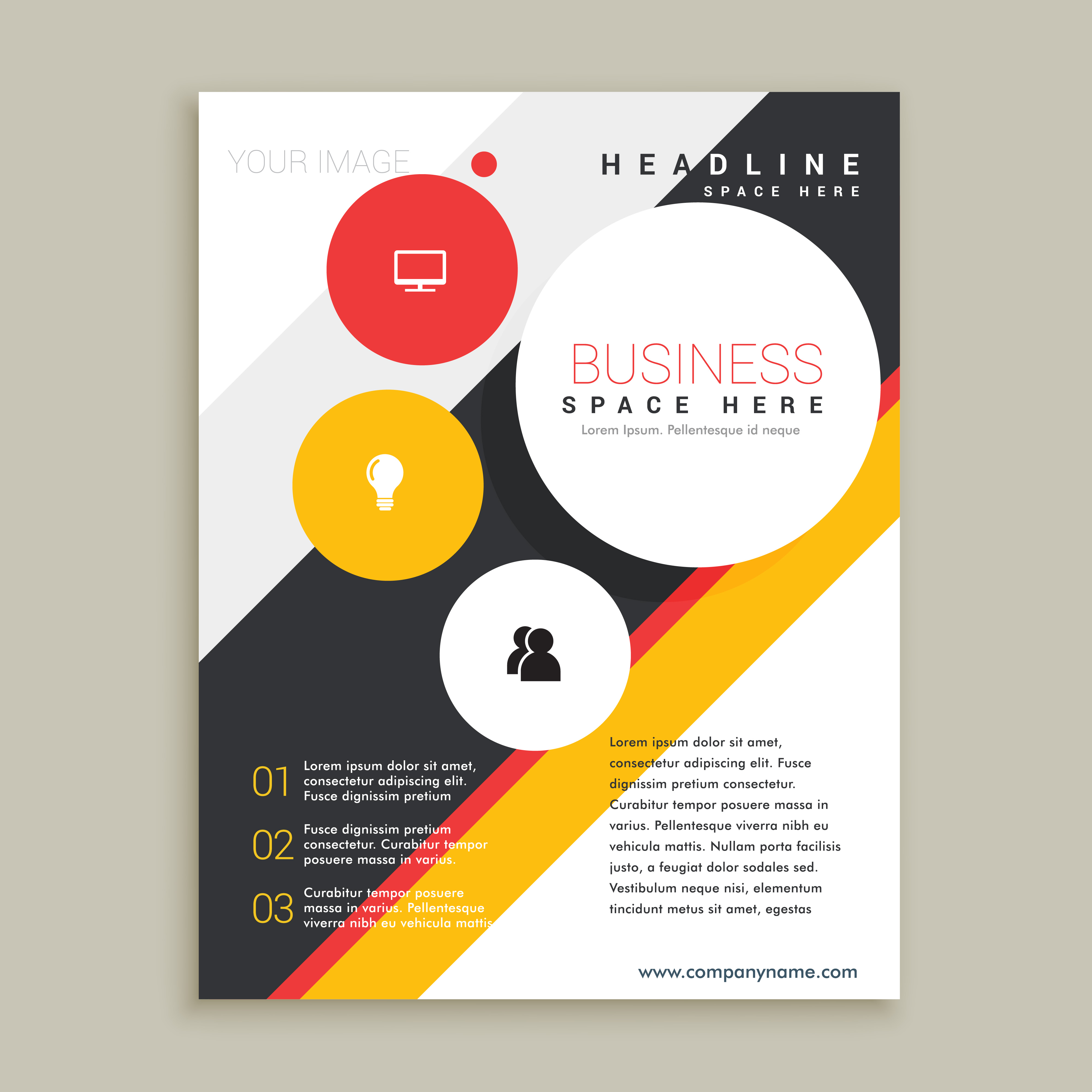 Creative Brochure Template Presentation Download Free Vector Art 