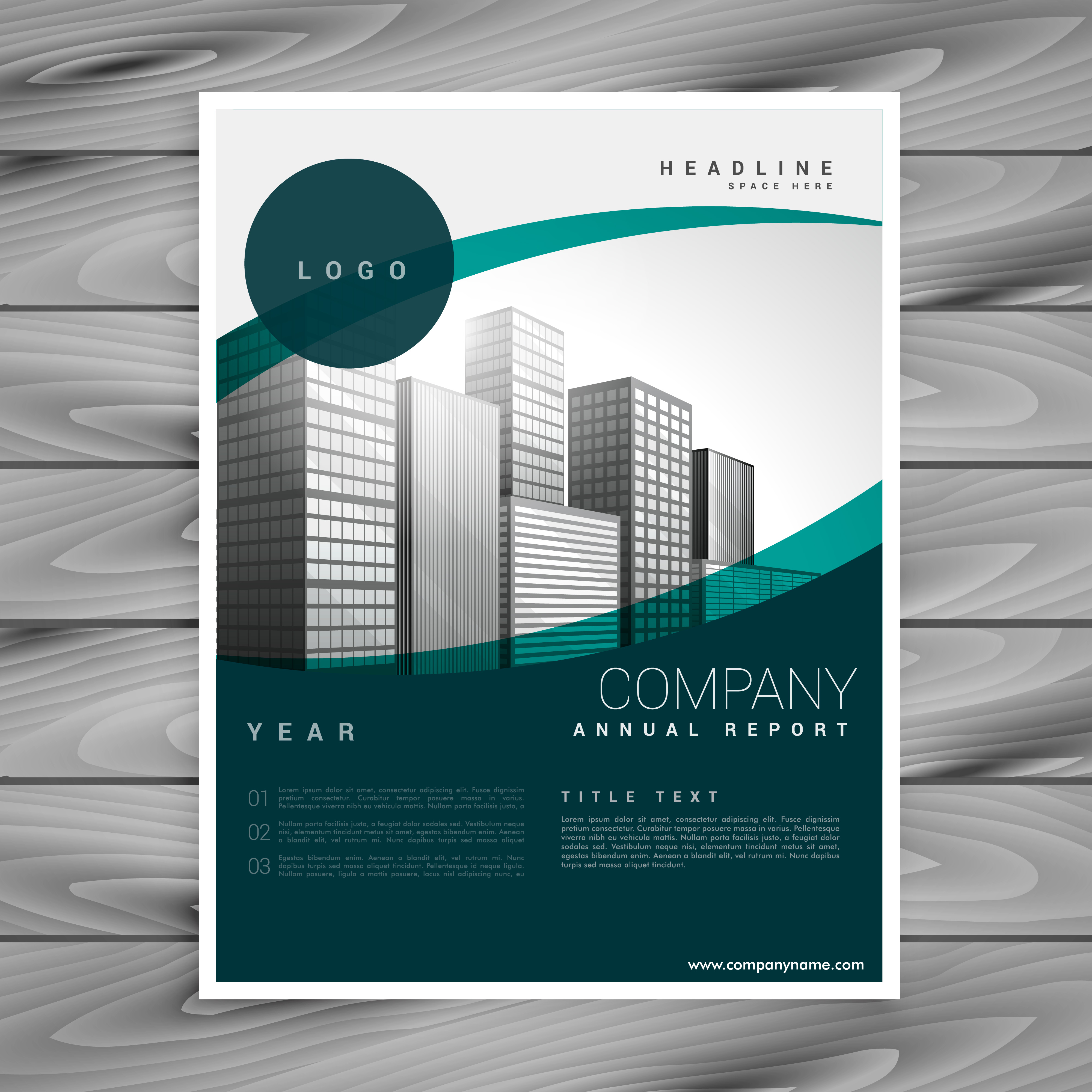 business flyer  poster design  leaflet template  with curves 