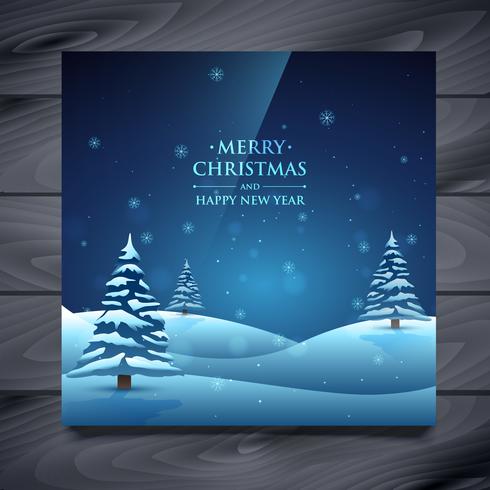christmas and new year greeting card
