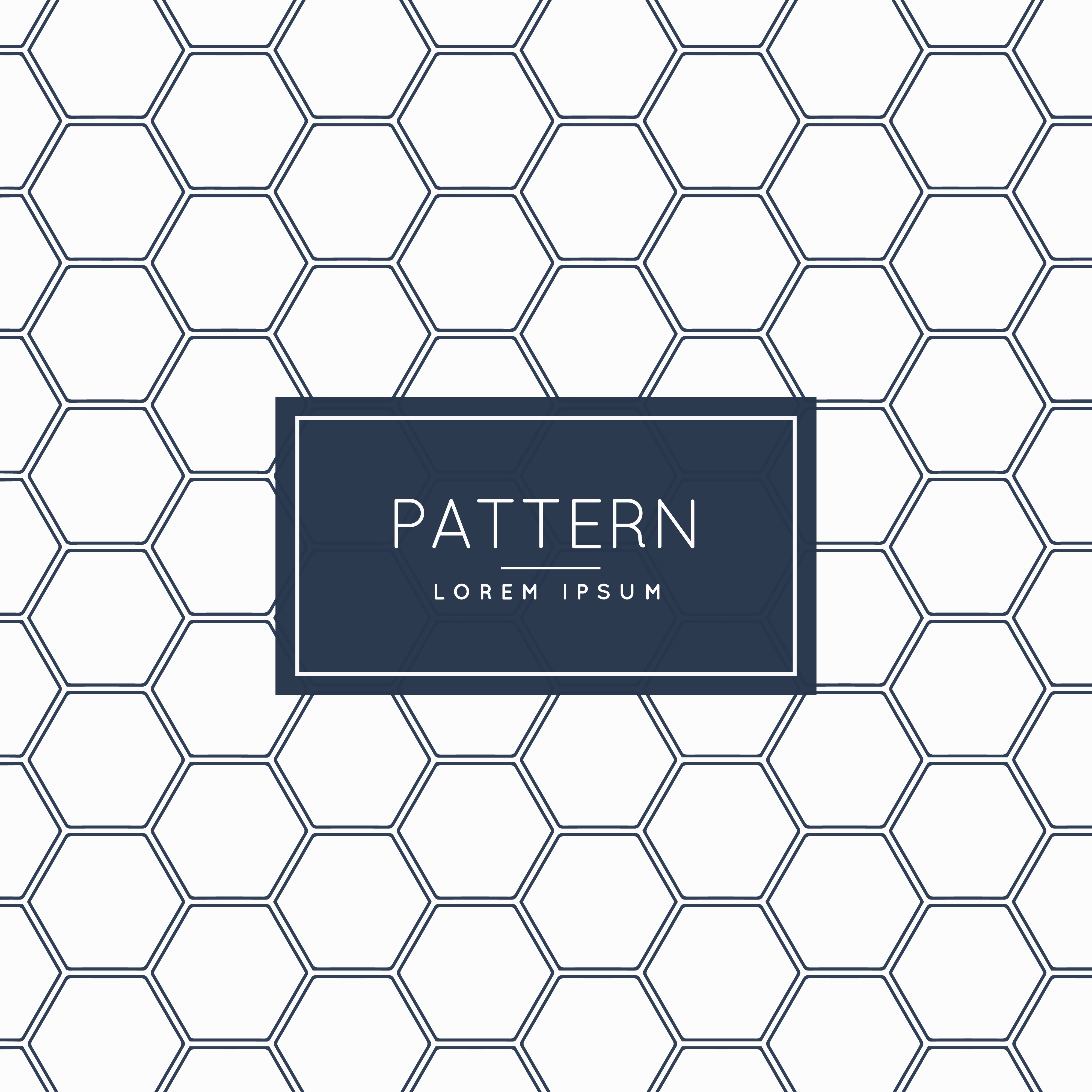 Hexagon Pattern Clip Art