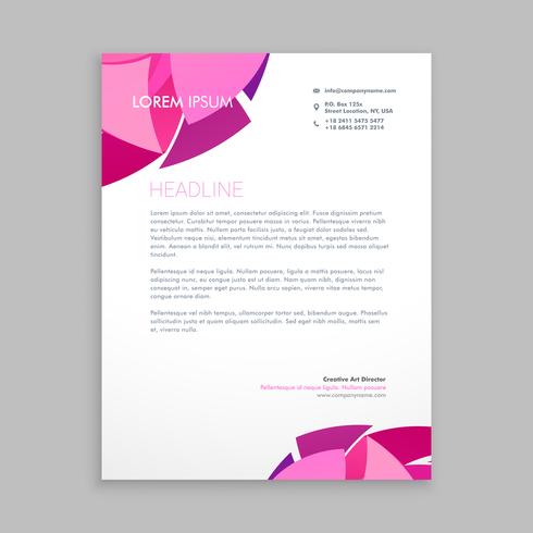 abstract business letterhead design template vector design illus business letterhead design samples