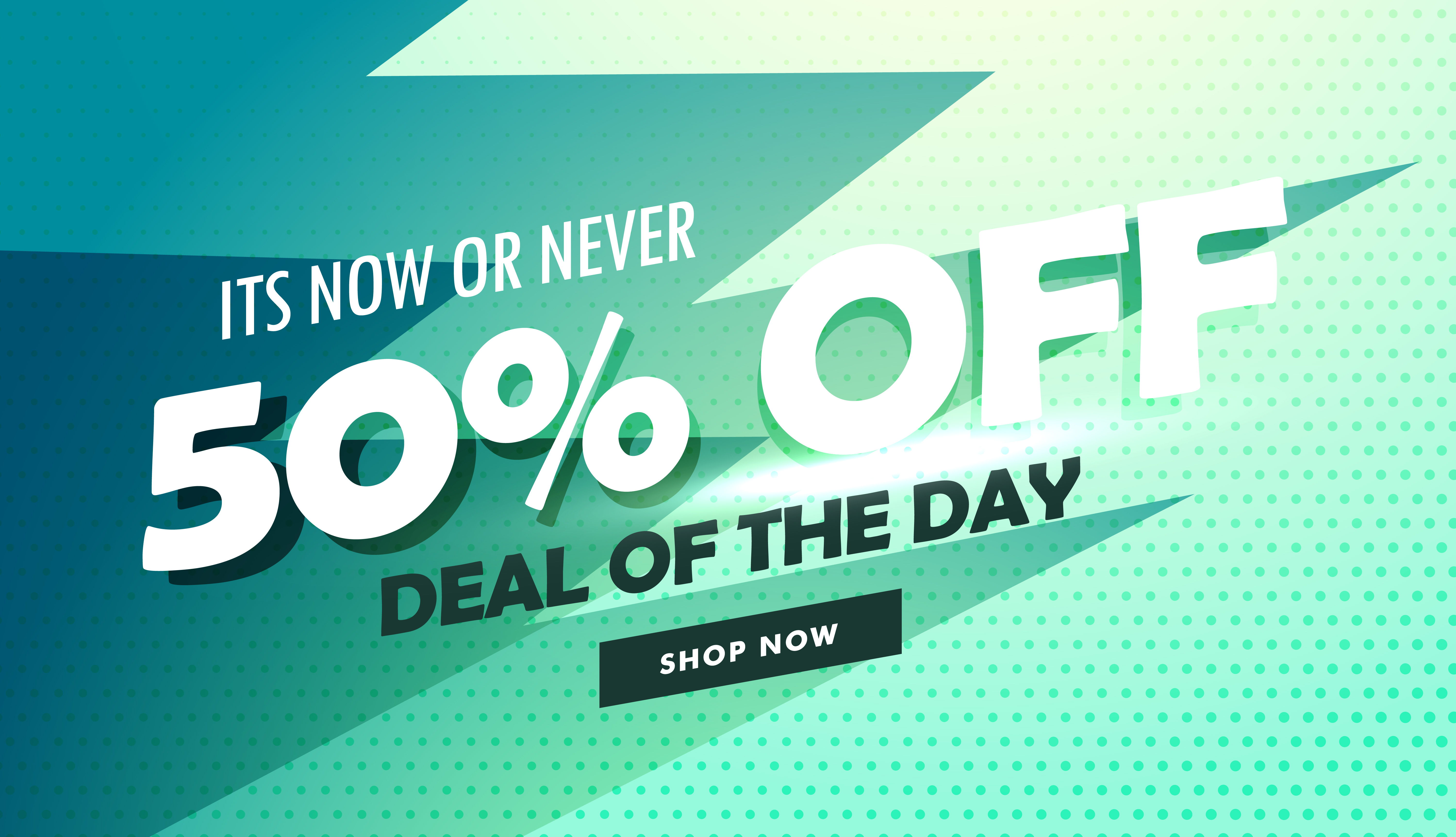 abstract deal of the day sale banner design for marketing and pr Download Free Vector Art
