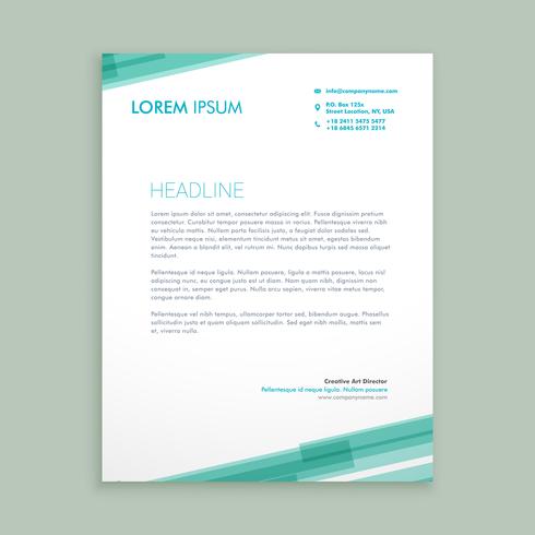 abstract letterhead business template vector design illustration - Download Free Vector Art, Stock Graphics & Images