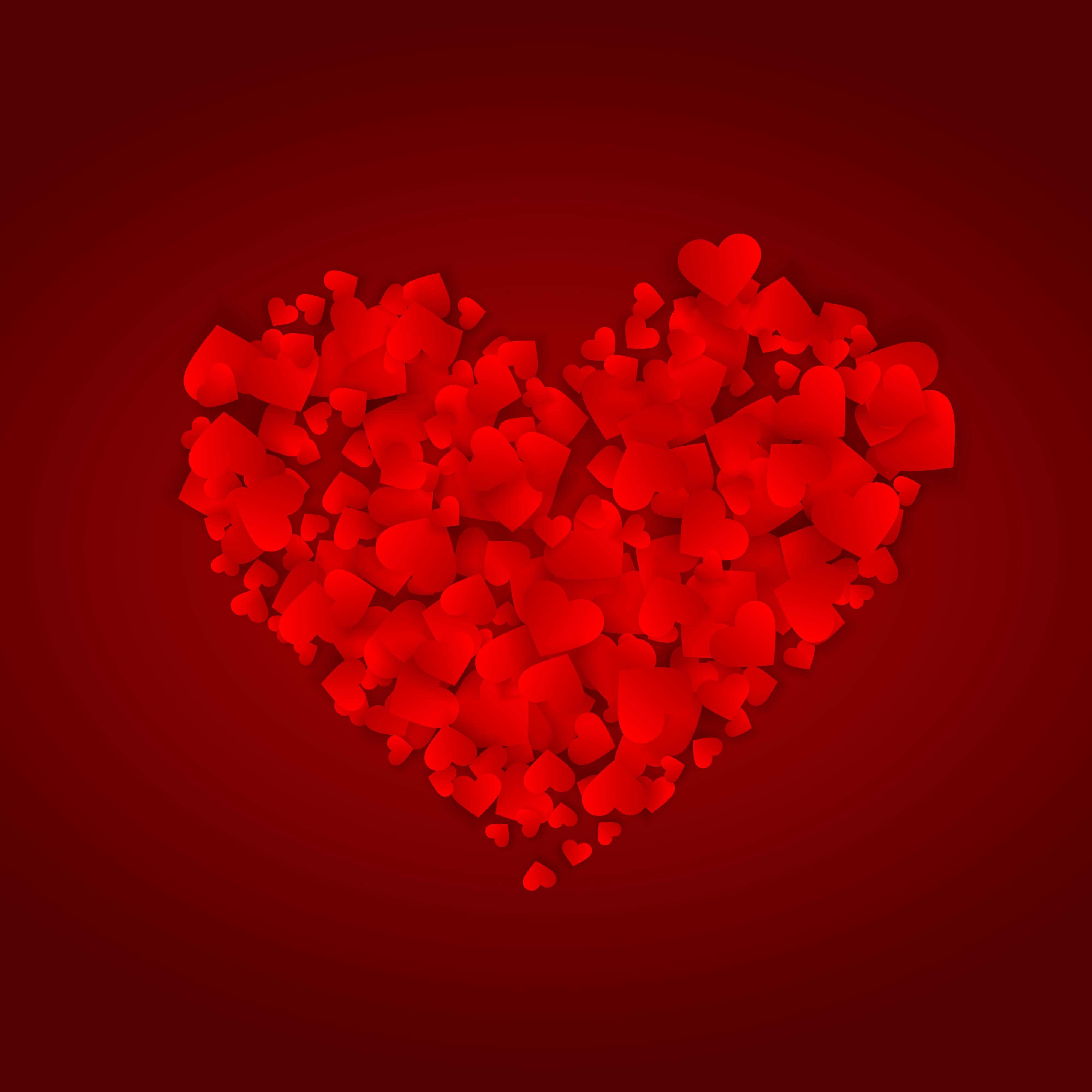 Download beautiful love red heart vector design illustration - Download Free Vector Art, Stock Graphics ...