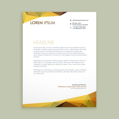 corporate modern letterhead template
