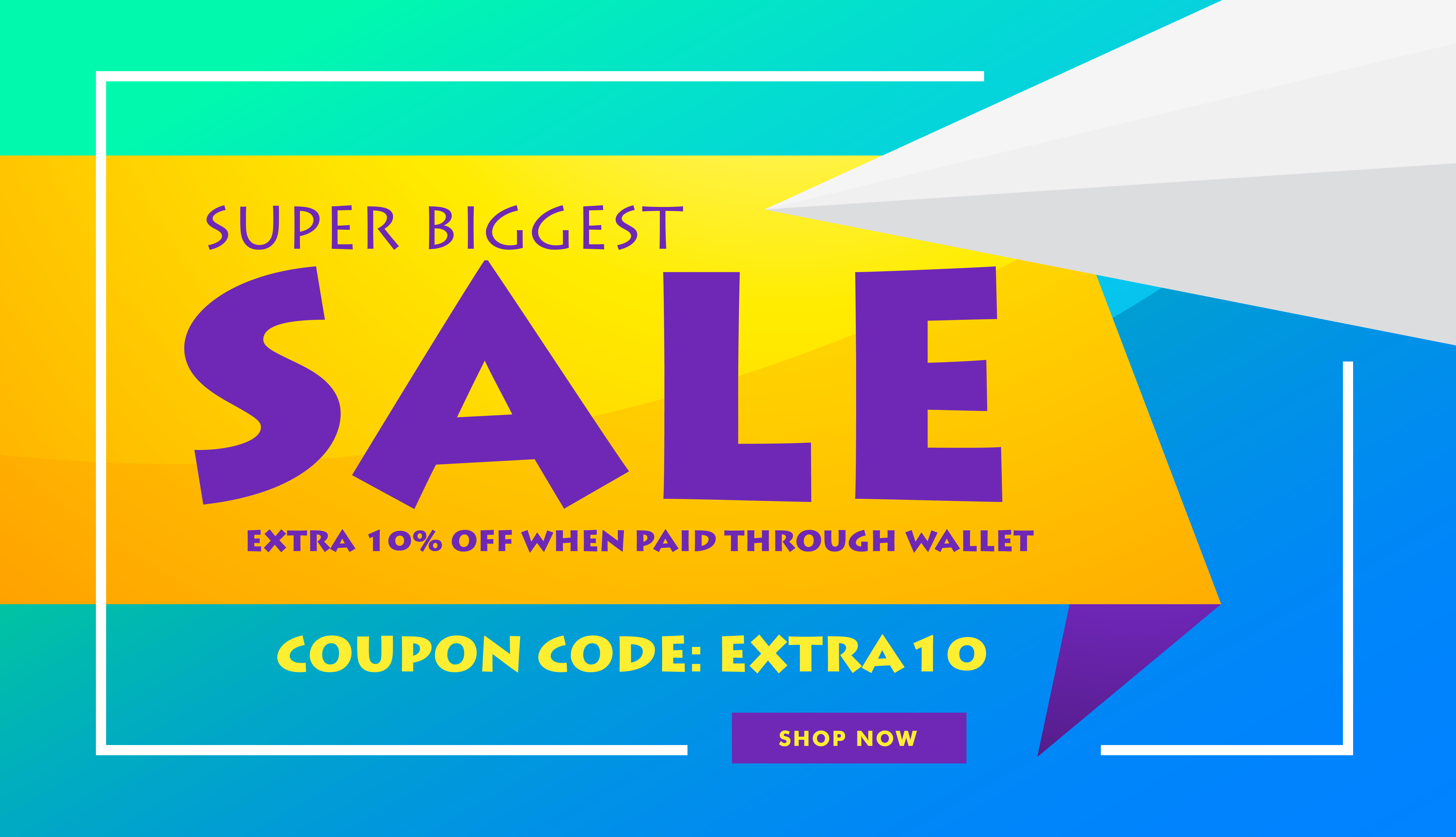 creative sale discount banner poster design template for adverti