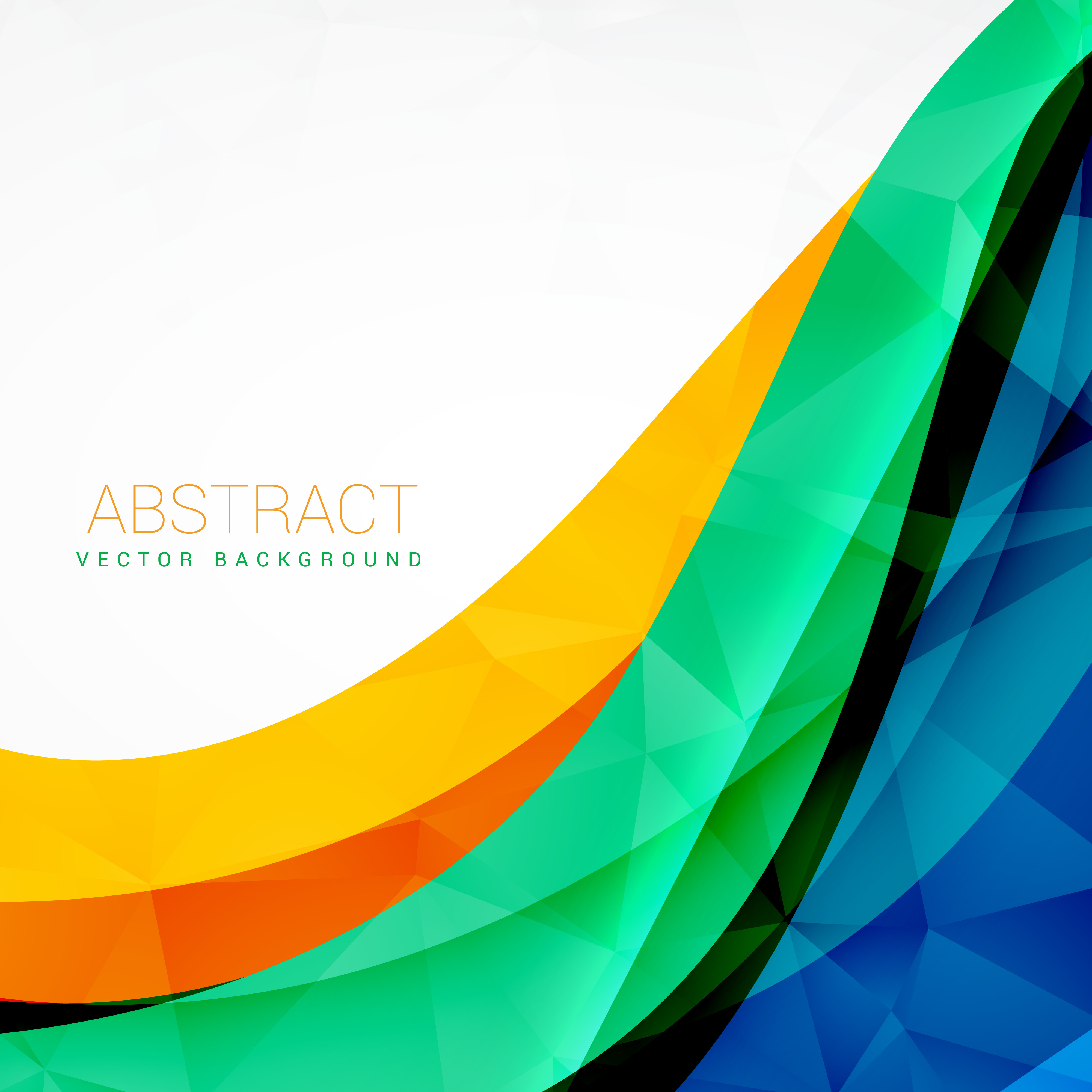 abstract colorful wave vector design background - Download Free Vector