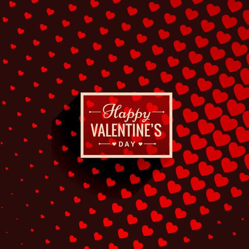valentine background with hearts vector design illustration