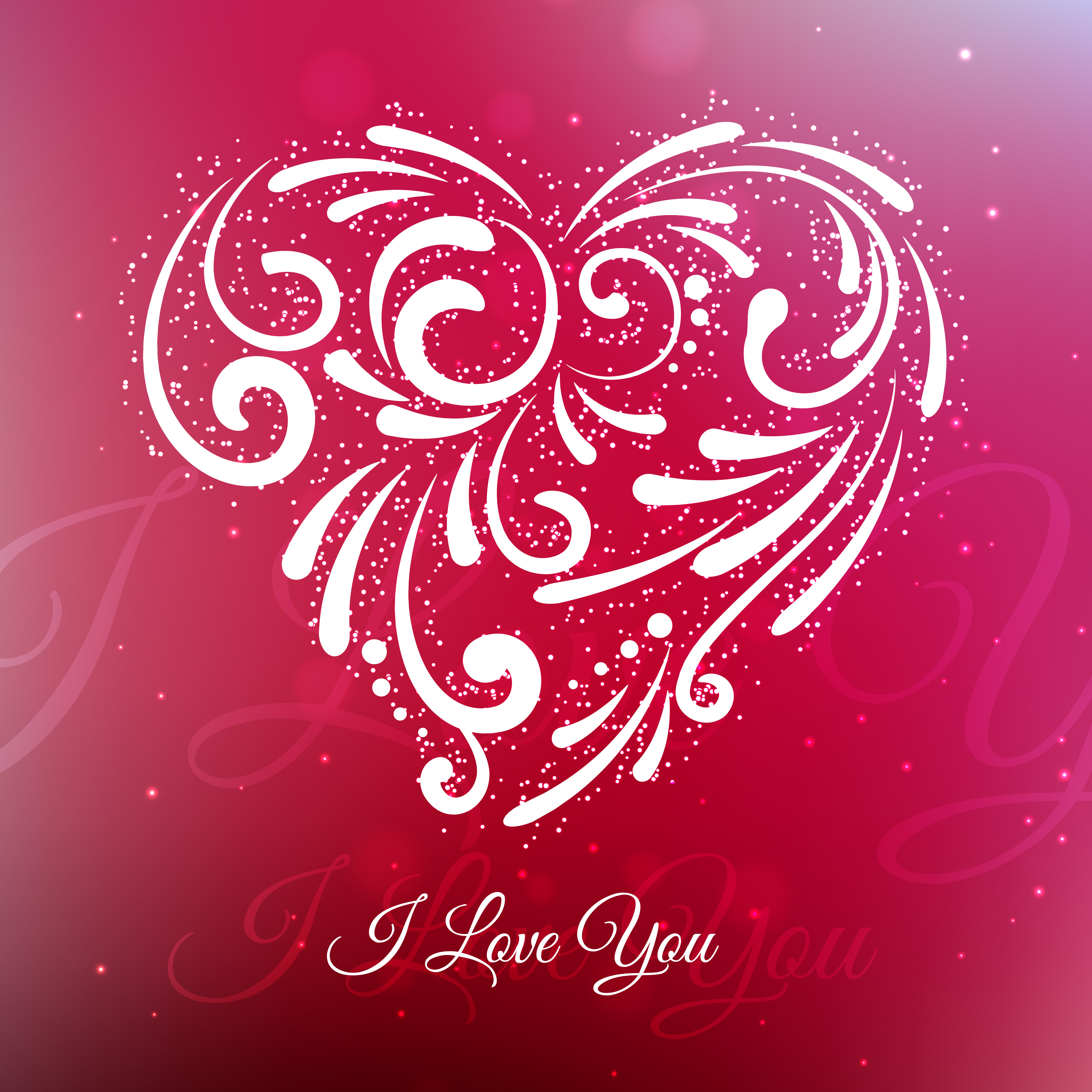 Valentines Day Love Design With Hearts Svg File