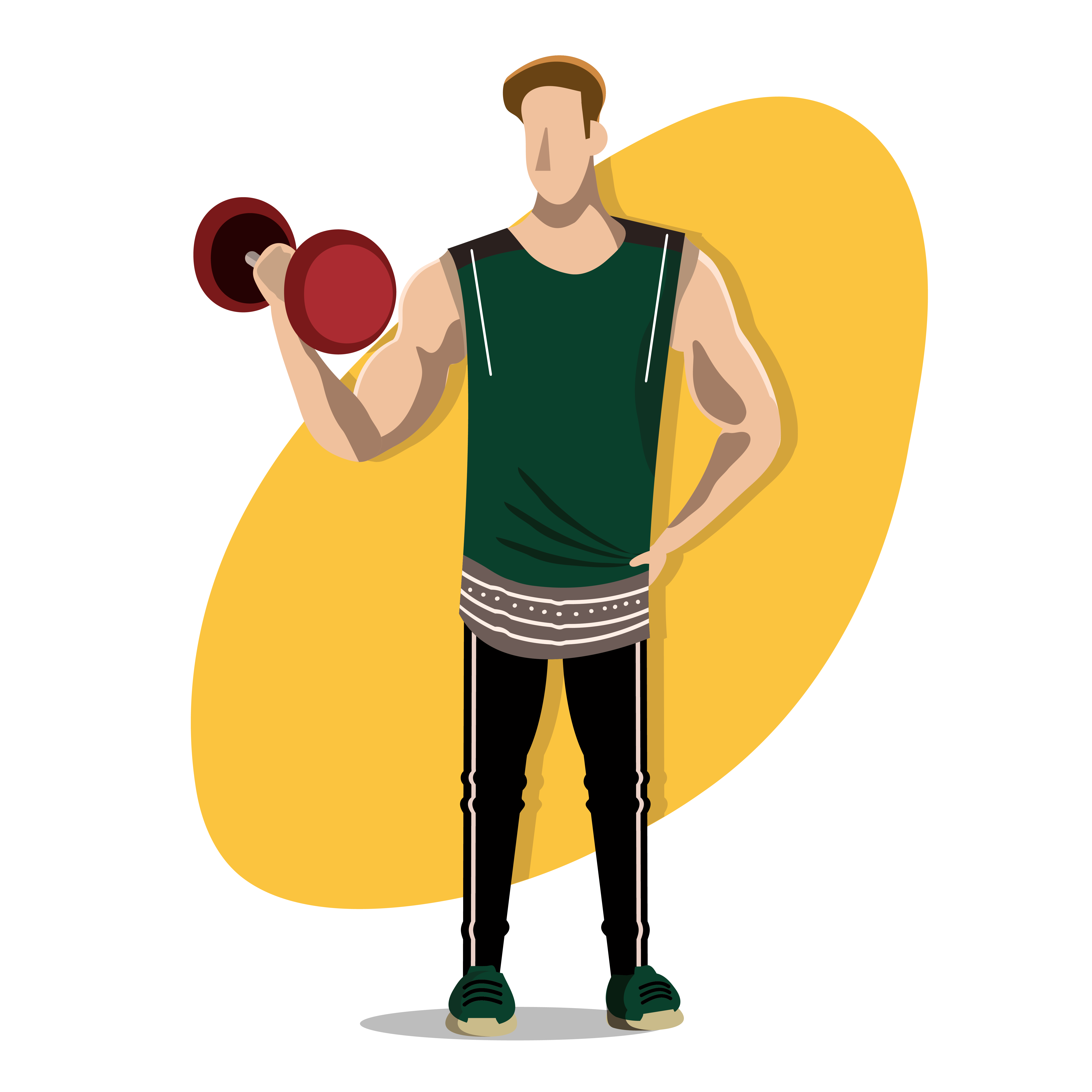 Stylish Fitness Trainer man 177862 Download Free Vectors