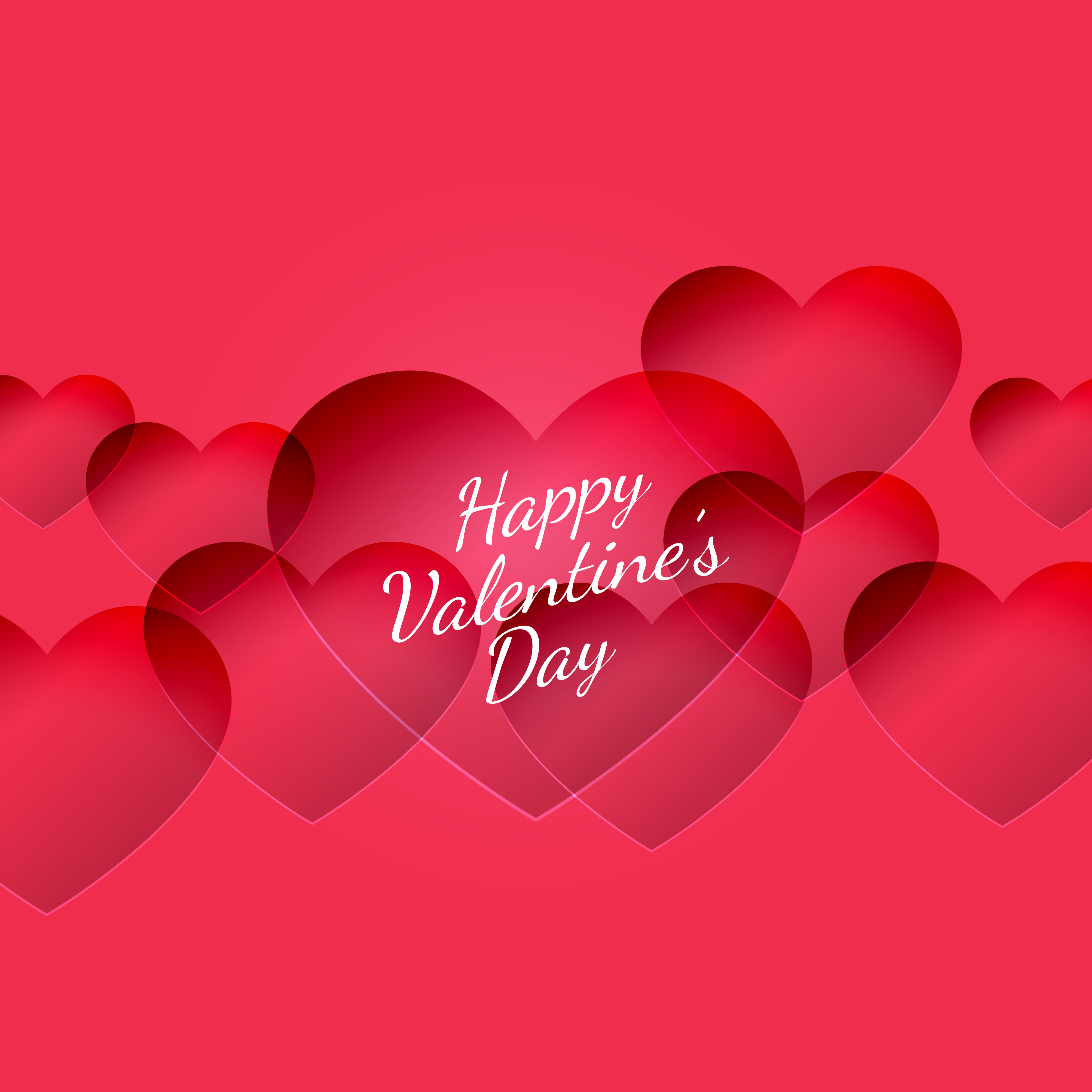 Download love hearts in pink background vector design illustration ...