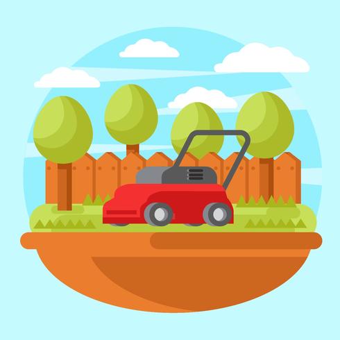 Lawn Mower Vector