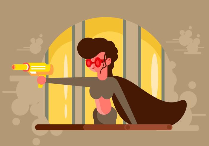 Super Woman Vector