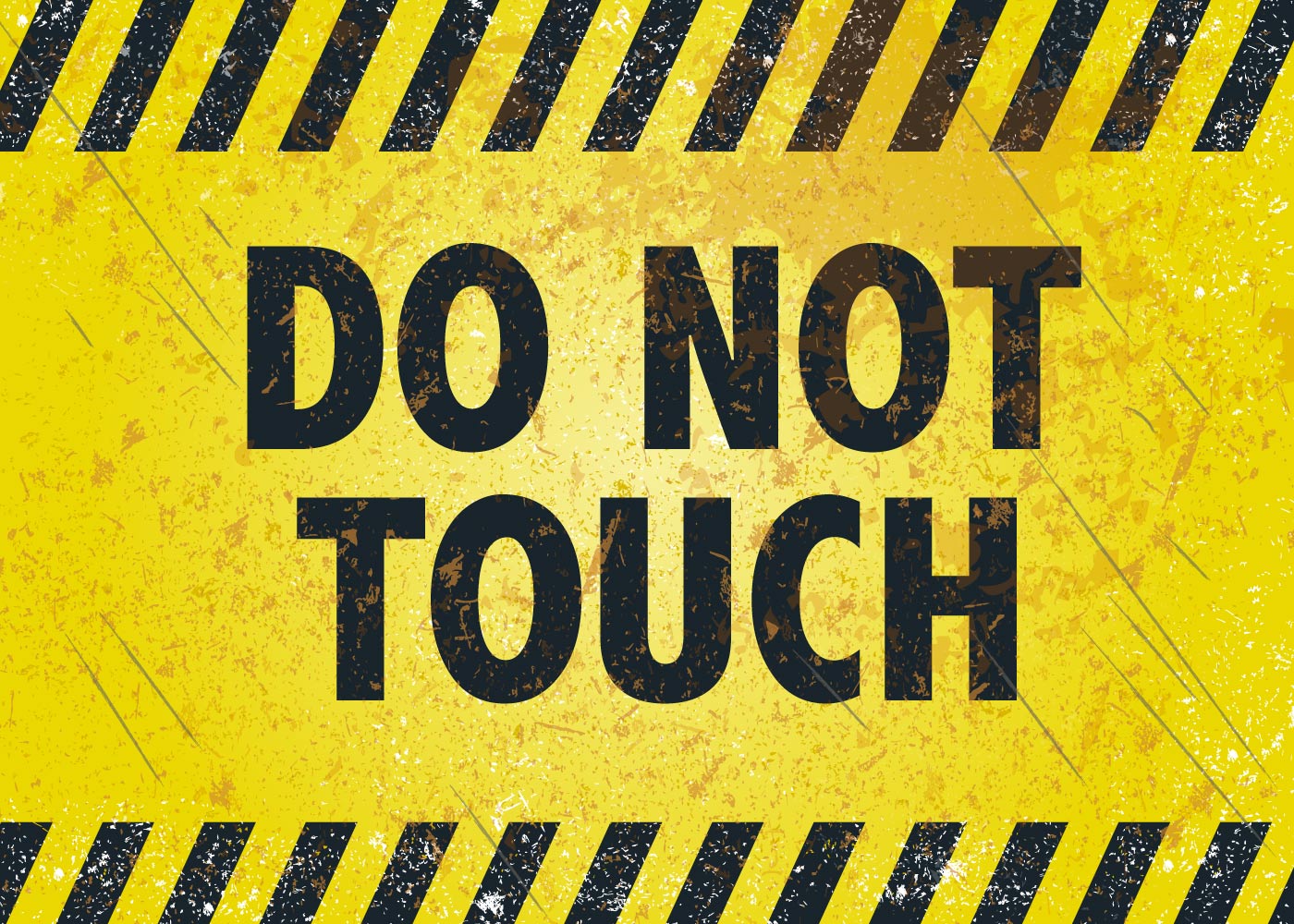 don-t-touch-warning-poster-178240-vector-art-at-vecteezy