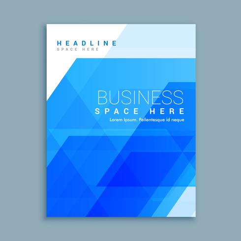abstract business brochure design template