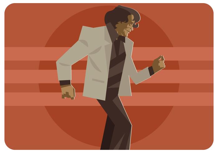 Dancing James Brown Vector