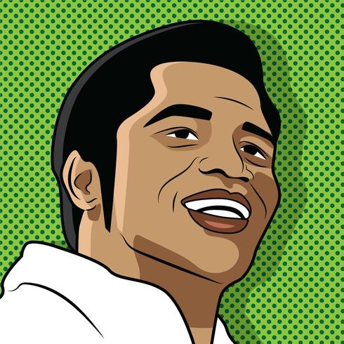 James Brown Pop Art Vector