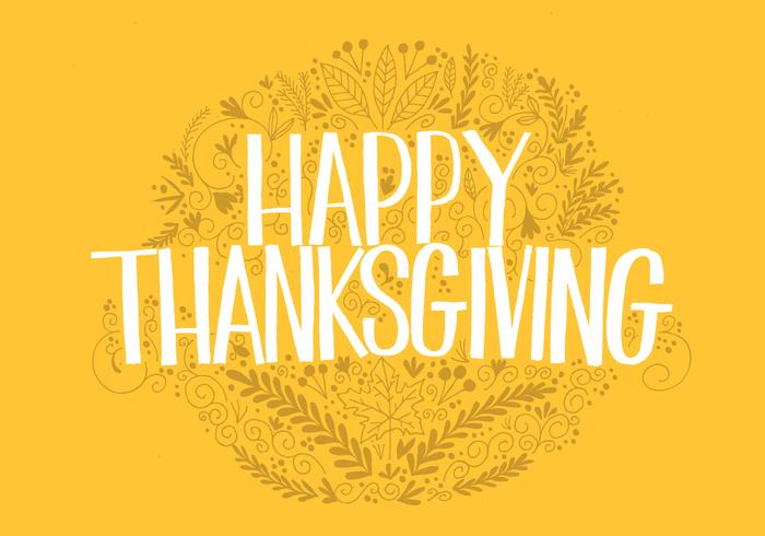 Thanksgiving Hand Lettering Vector - Download Free Vector Art, Stock Graphics & Images