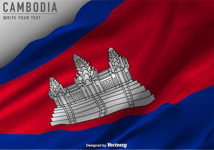 Vector Cambodian Flag Background