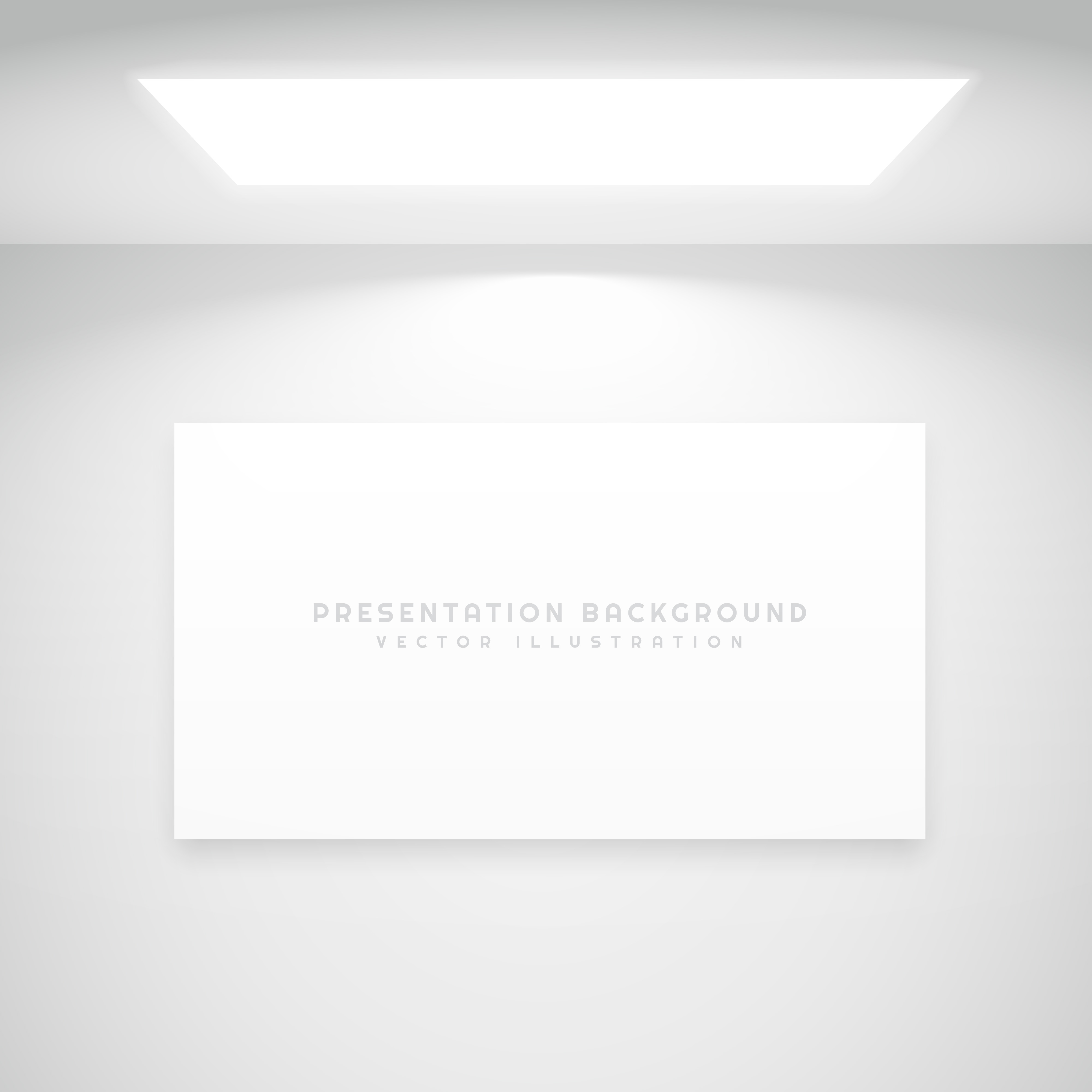 white background of presentation