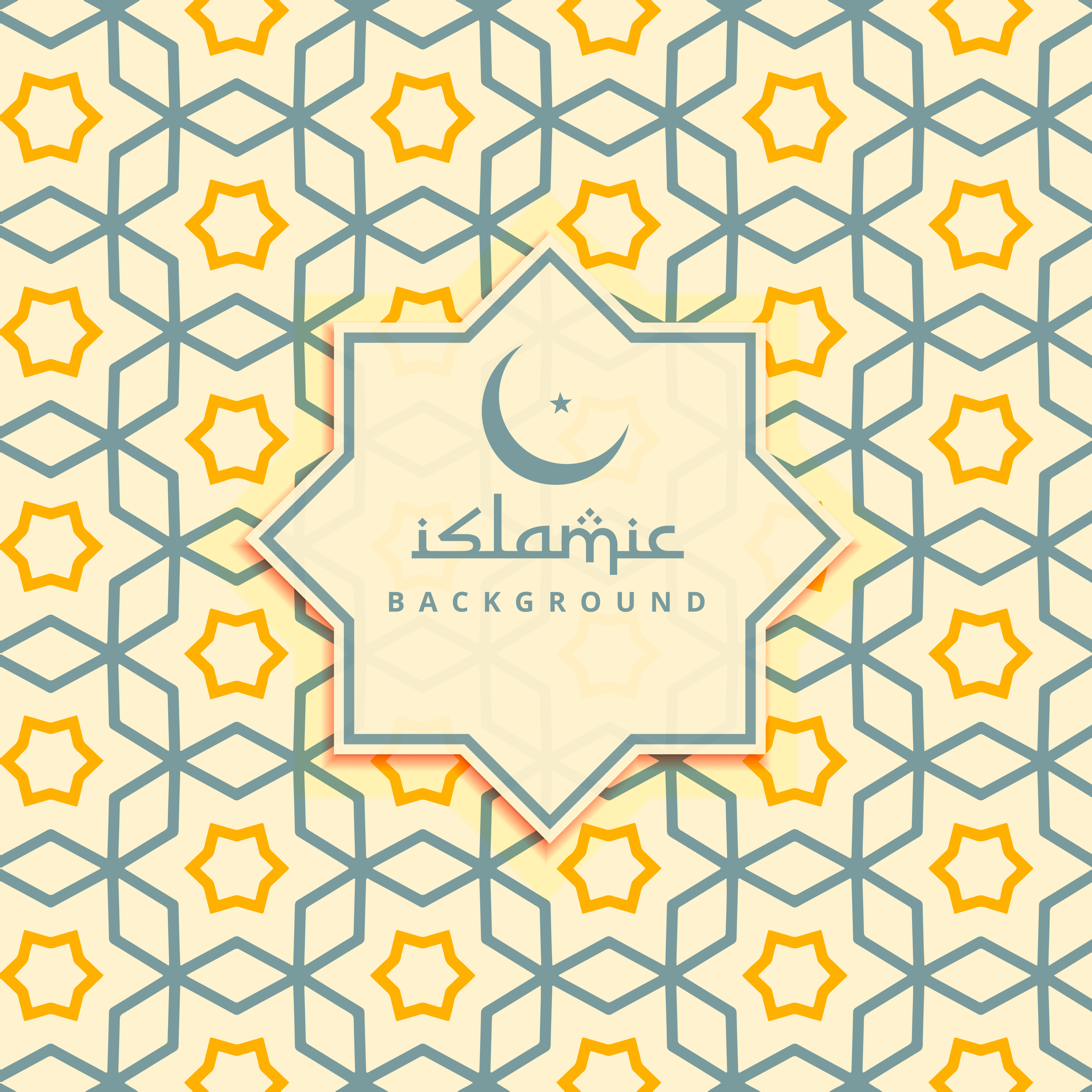 Creative arabic background pattern - Download Free Vector 