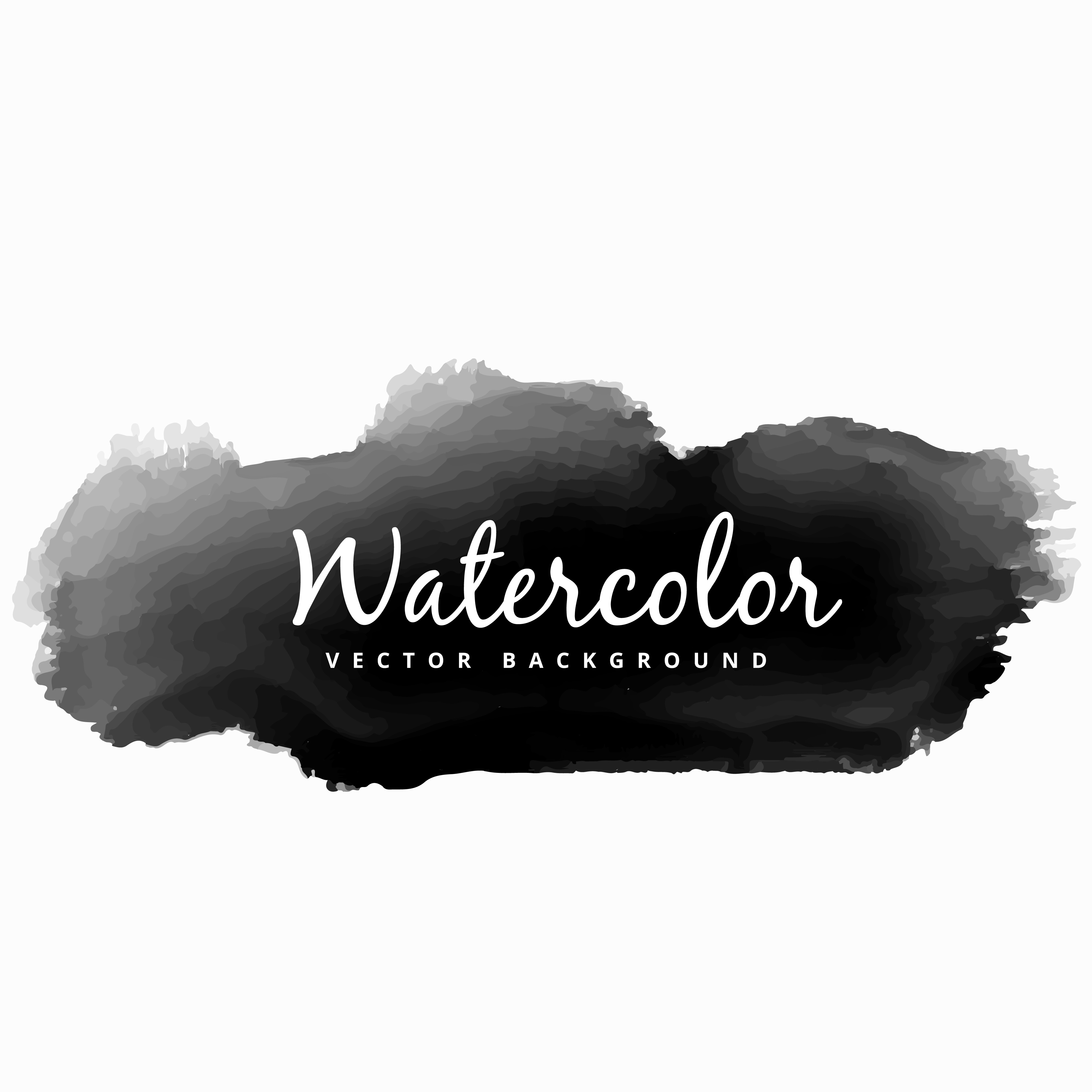 black watercolor ink splash grunge vector design illustration - Download Free Vector Art, Stock ...