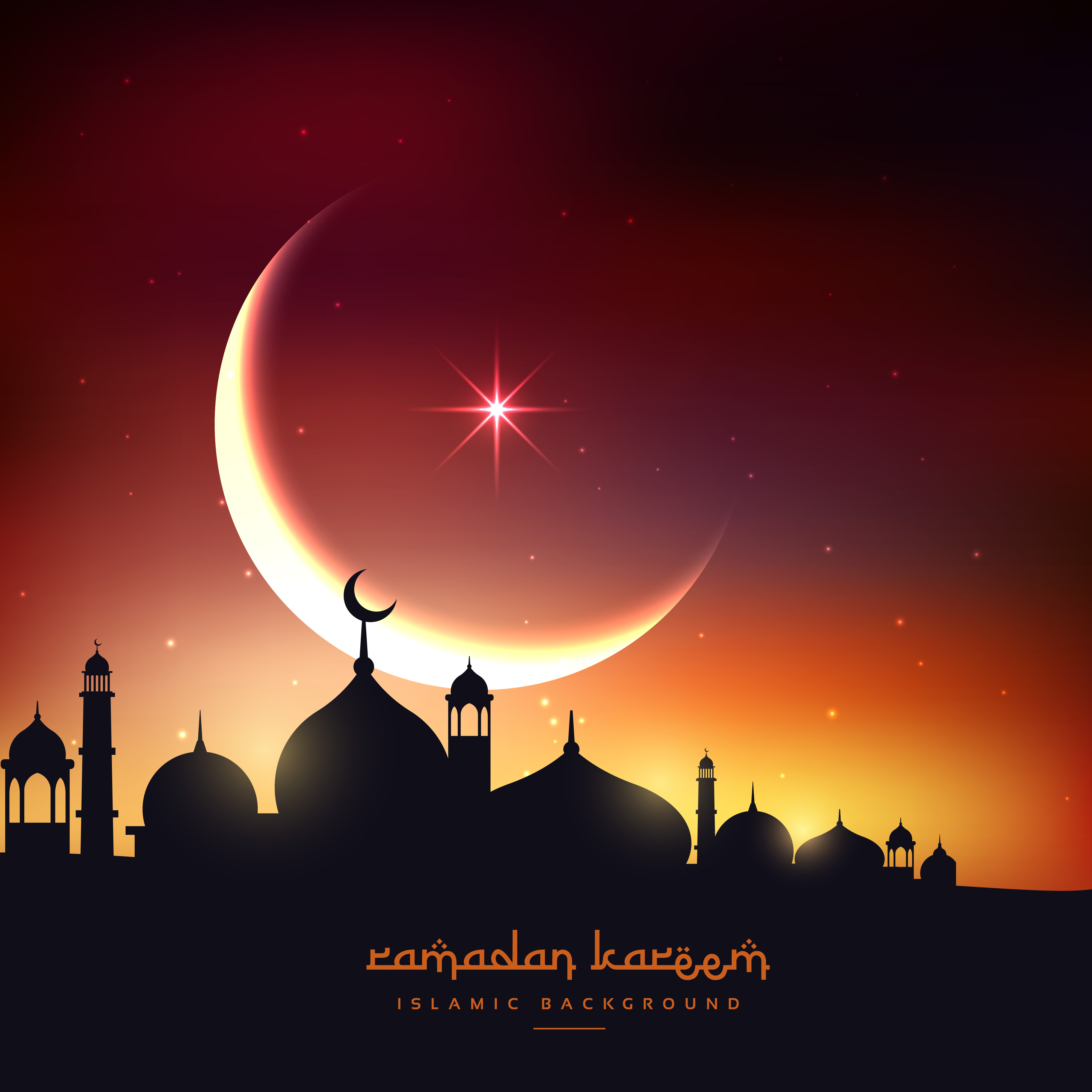 beautiful ramadan kareem background - Download Free Vector  