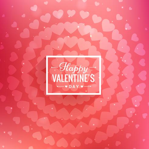 happy valentines day greeting vector design illustration