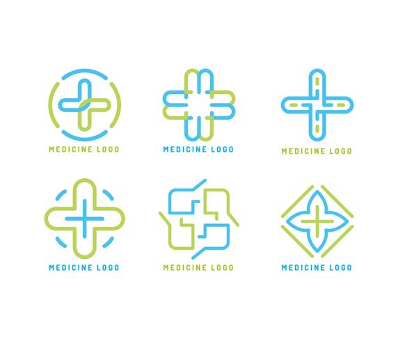 Iconic Healing Logos Vectors