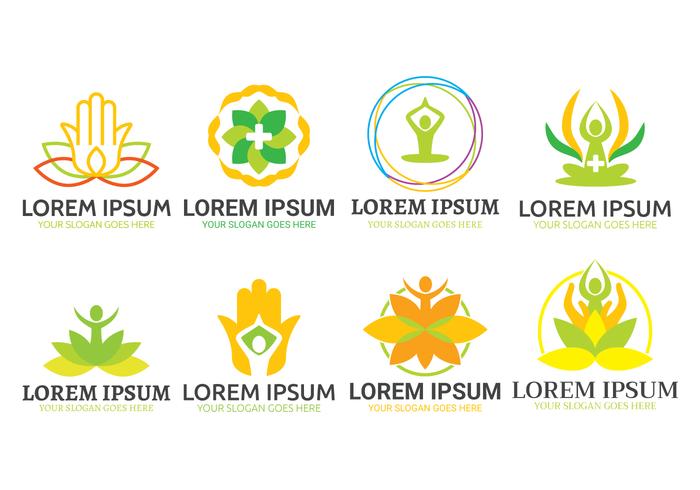 Healing logo vector set - Download Free Vector Art, Stock Graphics & Images