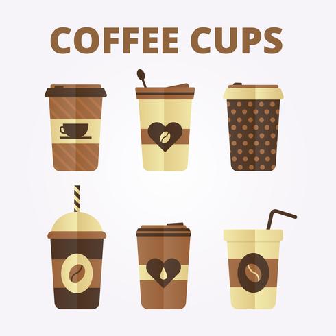 Coffee Cups Vector