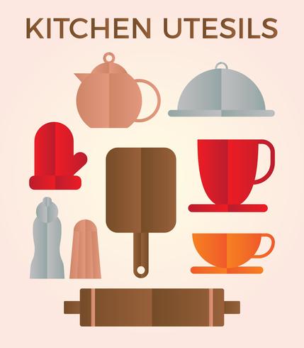 Utensilios de cocina Vector