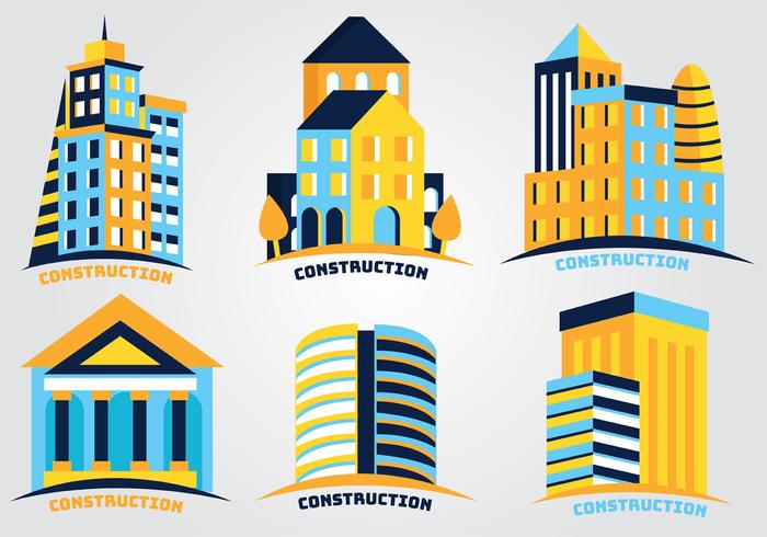 Logos de construcción Vector Pack