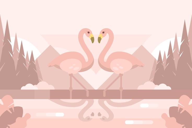 Creatures in Love Illustration vector